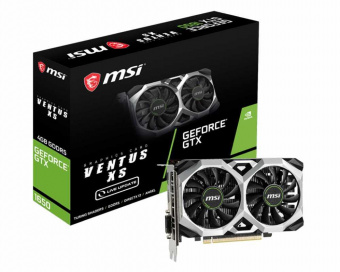 Видеокарта MSI PCI-E GTX 1650 VENTUS XS 4G NVIDIA GeForce GTX 1650 4096Mb 128 GDDR5 1485/8000 DVIx1 HDMIx1 DPx1 HDCP Ret от магазина РЭССИ