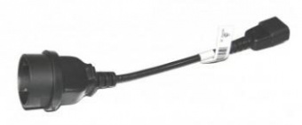 Кабель Powercom SCUT IEC-320 C14 to Socket Type-F 250V 10A от магазина РЭССИ