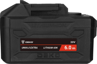 Батарея аккумуляторная Deko UNV6.0 EXTRA 20В 6Ач Li-Ion (063-4498) от магазина РЭССИ