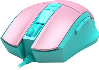 Мышь A4Tech Bloody L65 Max розовый/голубой оптическая (12000dpi) USB (6but) от магазина РЭССИ
