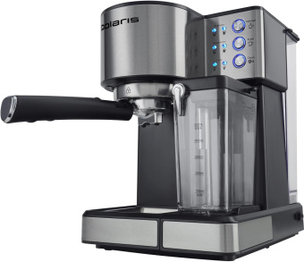 Кофеварка рожковая Polaris PCM 1536E Adore Cappuccino 1350Вт нержавеющая сталь/черный от магазина РЭССИ