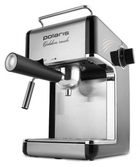 Кофеварка рожковая Polaris PCM 4006A 800Вт серебристый от магазина РЭССИ