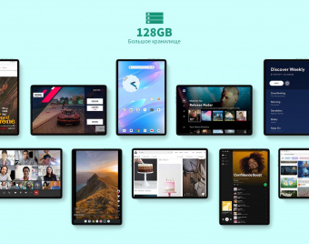 Планшет Teclast P40S MT8183 (2.0) 8C RAM6Gb ROM128Gb 10.1" IPS 1280x800 Android 13 голубой 13Mpix 5Mpix BT GPS WiFi Touch microSD 256Gb 6000mAh 10hr от магазина РЭССИ