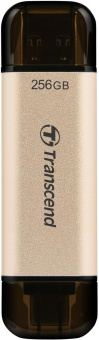 Флеш Диск Transcend 256Gb Jetflash 930С TS256GJF930C USB3.0 золотистый/черный от магазина РЭССИ