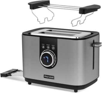 Тостер Rondell RDE-1200 1000Вт серебристый от магазина РЭССИ