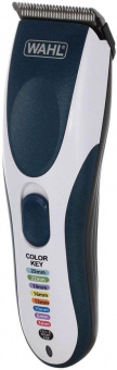 Машинка для стрижки Wahl Cordless ColorPro белый/синий (насадок в компл:10шт) от магазина РЭССИ