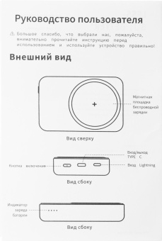 Мобильный аккумулятор Solove Mi W12 Pro 10000mAh QC3.0/PD3.0/PE2.0 20W 3A USB-C бежевый (W12 PRO BEIGE RUS) от магазина РЭССИ