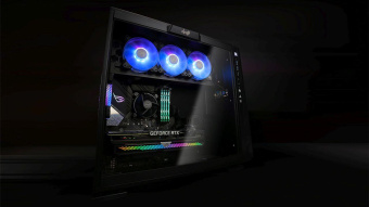 Корпус Inwin CF06CX (309 Gaming) черный без БП ATX 3x120mm 2xUSB3.0 audio от магазина РЭССИ