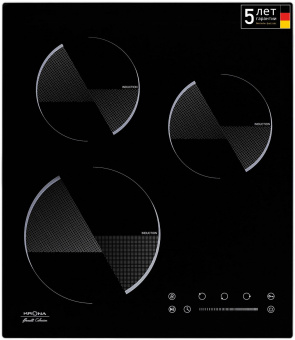 Индукционная варочная поверхность Krona Ombra 45 черный от магазина РЭССИ