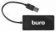 Картинка Разветвитель USB 2.0 Buro BU-HUB4-U2.0-Slim 4порт. черный от магазина РЭССИ Разветвитель USB 2.0 Buro BU-HUB4-U2.0-Slim 4порт. черный от магазина РЭССИ