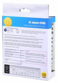 Блок питания Ippon D90U автоматический 90W 15V-19.5V 8-connectors 4.5A 1xUSB 2.1A от бытовой электросети LСD индикатор от магазина РЭССИ