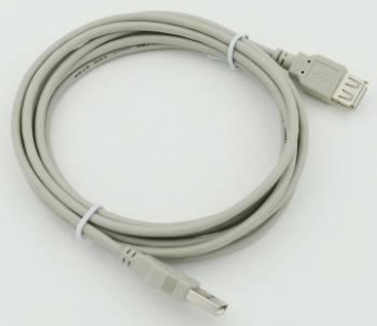 Кабель USB A(m) USB A(f) 3м серый от магазина РЭССИ