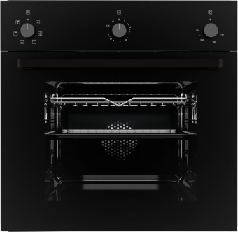 Духовой шкаф Электрический Hyundai 6006.03 BG черное стекло от магазина РЭССИ