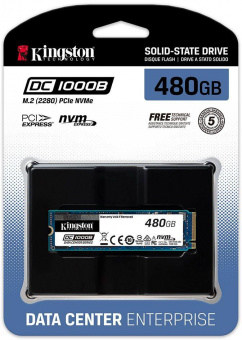 Накопитель SSD Kingston PCIe 3.0 x4 480GB SEDC1000BM8/480G DC1000B M.2 2280 0.5 DWPD от магазина РЭССИ