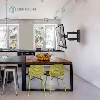 Кронштейн для телевизора Onkron NP40 черный 32"-65" макс.35кг настенный поворот и наклон от магазина РЭССИ