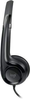 Наушники с микрофоном Logitech H390 черный 1.9м накладные USB оголовье (981-000014) от магазина РЭССИ