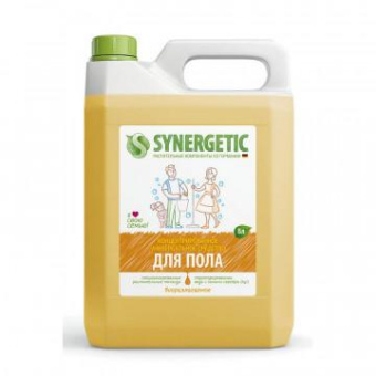 Средство для мытья пола и поверхностей SYNERGETIC 5 л c дезинфицирующим эффектом биоразлагаемое 605556 101500 от магазина РЭССИ