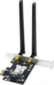 Сетевой адаптер WiFi + Bluetooth Asus PCE-AX1800 AX1800 PCI Express (ант.внеш.съем) 2ант. от магазина РЭССИ