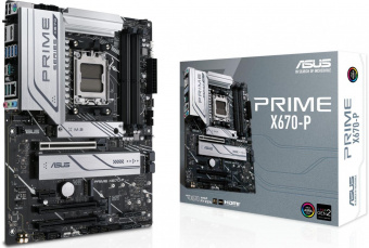Материнская плата Asus PRIME X670-P SocketAM5 AMD X670 4xDDR5 ATX AC`97 8ch(7.1) 2.5Gg RAID+HDMI+DP от магазина РЭССИ