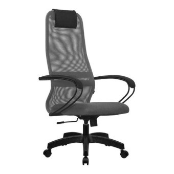 Кресло МЕТТА su-b-8 подлокотники 130 основание 001 светло-серый/светло-серый z312454475 от магазина РЭССИ