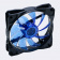 Вентилятор Digma DFAN-LED-BLUE 120x120x25mm 3-pin 4-pin (Molex)23dB 115gr LED Ret от магазина РЭССИ