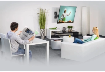 Кронштейн для телевизора Hama 00220820 черный 10"-26" макс.15кг настенный поворот и наклон от магазина РЭССИ