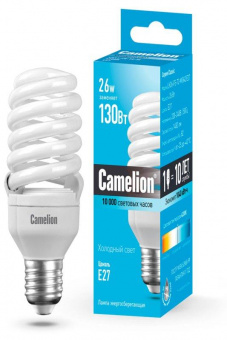 Лампа Camelion LH26-FS-T2-M/842/E27 MINI BL1 от магазина РЭССИ