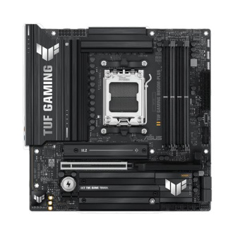 Материнская плата Asus TUF GAMING B850M-PLUS SocketAM5 AMD B850 4xDDR5 mATX AC`97 8ch(7.1) 2.5Gg RAID+HDMI+DP от магазина РЭССИ