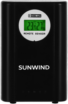 Погодная станция SunWind SW-WSH160-COLOR черный от магазина РЭССИ