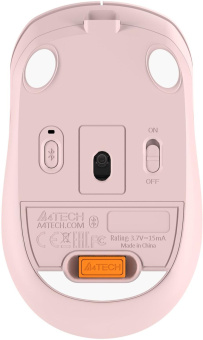 Мышь A4Tech Fstyler FB10CS розовый оптическая (2000dpi) silent беспроводная BT/Radio USB (4but) от магазина РЭССИ