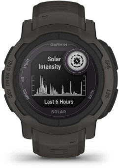 Смарт-часы Garmin Instinct 2 Solar 45мм 0.9" AMOLED корп.черный силикон рем.черный (010-02627-00) от магазина РЭССИ