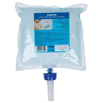 Мыло-гель для тела и волос Keman картридж S2 475 мл арт 100026-0475 25629 от магазина РЭССИ