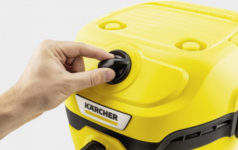 Строительный пылесос Karcher WD 2 Plus V-12/4/18 1000Вт (уборка: сухая/сбор воды) желтый от магазина РЭССИ