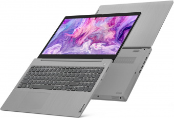 Ноутбук Lenovo IdeaPad 3 15IGL05 Pentium Silver N5030 8Gb SSD256Gb Intel UHD Graphics 605 15.6" IPS FHD (1920x1080) Free DOS grey WiFi BT Cam (81WQ0082RK) от магазина РЭССИ