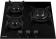 Газовая варочная поверхность Weissgauff HGG 451 BGV Nano черный от магазина РЭССИ