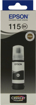 Чернила Epson 115 C13T07C14A черный пигментный 70мл для Epson L8160/8180 от магазина РЭССИ