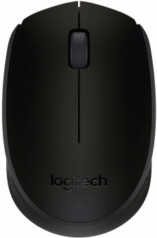 Мышь Logitech B170 черный оптическая (1000dpi) беспроводная USB для ноутбука (2but) от магазина РЭССИ