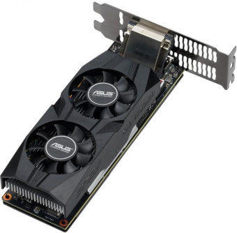 Видеокарта Asus PCI-E GTX1650-O4G-LP-BRK NVIDIA GeForce GTX 1650 4096Mb 128 GDDR5 1485/8002 DVIx1 HDMIx1 DPx1 HDCP Ret от магазина РЭССИ