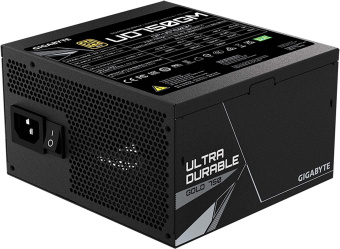 Блок питания Gigabyte ATX 750W GP-UD750GM 80+ gold 24+2x(4+4) pin APFC 120mm fan 8xSATA Cab Manag RTL от магазина РЭССИ