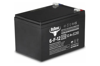 Тяговый аккумулятор Rutrike 6-F-12 (12V12A/H C20) 023274 от магазина РЭССИ