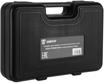 Сварочный аппарат для пластиковых труб Deko PPWM1600W раструбная 1.6кВт (кейс в комплекте) от магазина РЭССИ