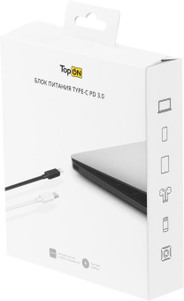 Адаптер TopON TOP-HN65QW автоматический 65W 5V-20V 3.25A от бытовой электросети от магазина РЭССИ