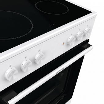 Плита Электрическая Gorenje GEC6A11WG белый стеклокерамика (без крышки) от магазина РЭССИ