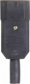 Вилка Lanmaster LAN-IEC-320-C14 IEC 60320 C14 10A 250V black от магазина РЭССИ