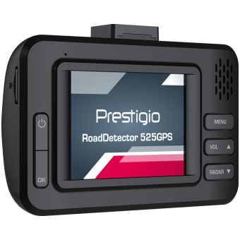 Видеорегистратор с радар-детектором Prestigio RoadDetector 525GPS GPS черный от магазина РЭССИ