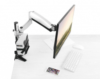 Коробка для мониторов Onkron A3N черный 17"-27" макс.5кг настенный от магазина РЭССИ