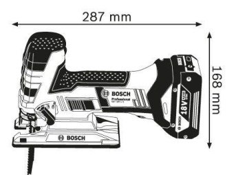 Лобзик Bosch GST 18 V-LI S +3пил. 2700ходов/мин от аккумулятора от магазина РЭССИ