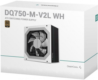 Блок питания Deepcool ATX 750W DQ750-M-V2L WH 80+ gold (24+4+4pin) APFC 120mm fan 6xSATA Cab Manag RTL от магазина РЭССИ