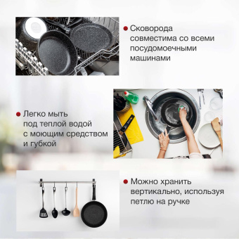 Сковорода Starwind Chef Induction SW-CHI4028 круглая 28см покрытие: Pfluon ручка несъемная (без крышки) черный (SW-CHI4028/КОР) от магазина РЭССИ