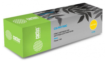 Картридж лазерный Cactus 106R01160 CS-PH7760C голубой бар.в компл. (25000стр.) для Xerox Phaser 7760/7760dn/7760dx/7760dxf от магазина РЭССИ
